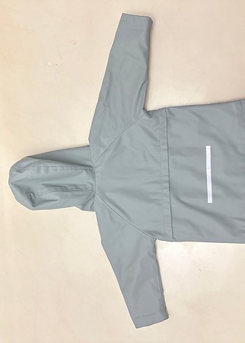 Erkek Çocuk Gri Fermuarlı Yağmurluk - Görsel 2