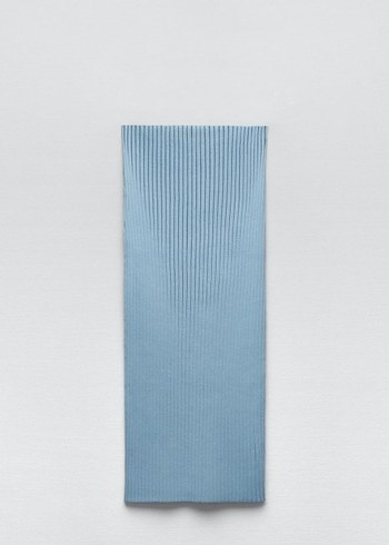 zara triko mavi etek - Görsel 2