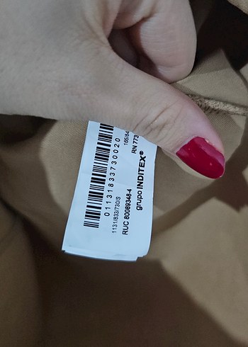 Bej Drapeli Kolsuz  Bluz - Görsel 4