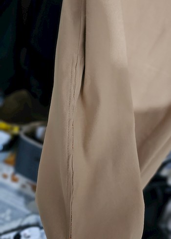 Bej Drapeli Uzun Kalem Etek - Görsel 3