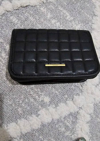 Zincir Detaylı Siyah Deri Kadın Çanta - Görsel 4