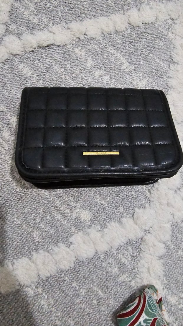 Zincir Detaylı Siyah Deri Kadın Çanta - Görsel 4