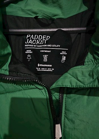 Kısa Kesim Yeşil Kadın Kışlık Mont - Görsel 4