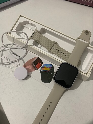 Watch S9 pro+ 2 kordonlu akıllı saat