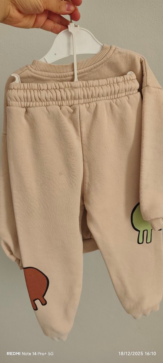 Çocuk Baskılı Rahat Eşofman Takımı - Görsel 2