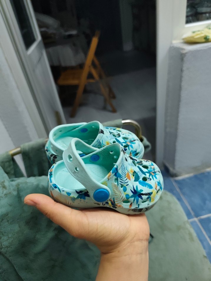 Renkli Bağcıklı Erkek Çocuk Terliği - Görsel 2