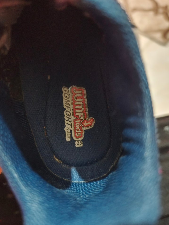 Gri Erkek Çocuk Spor Ayakkabı Velcro - Görsel 3