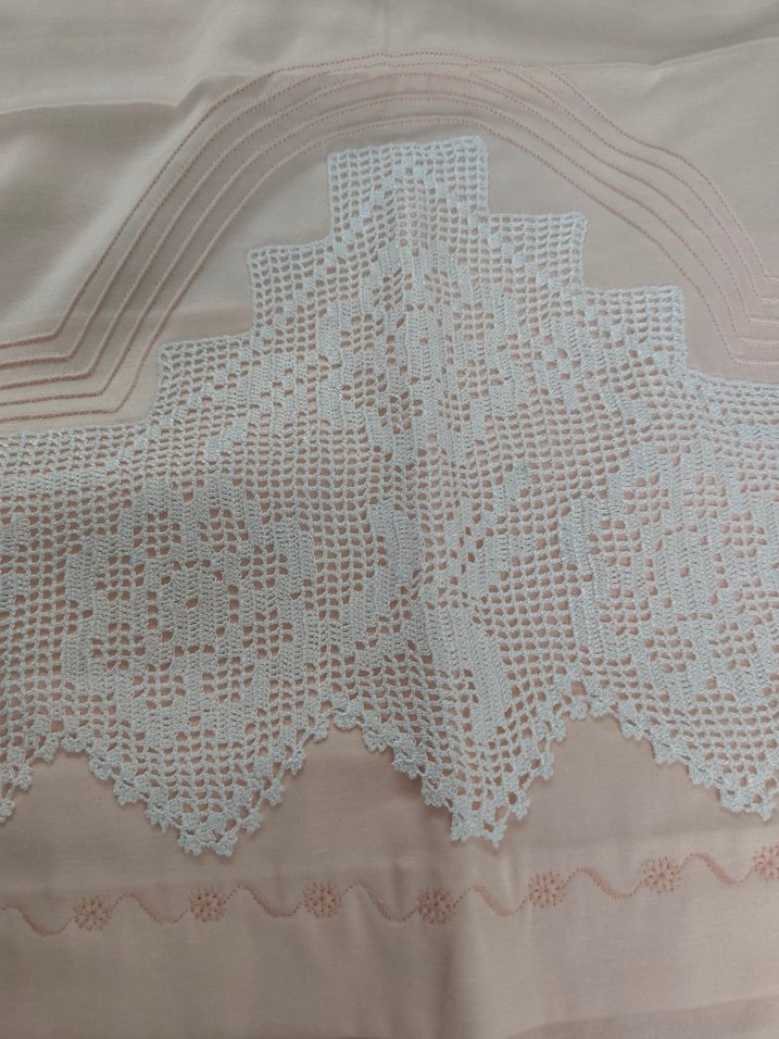 İşlemeli Parlak pudra Nevresim Takımı - Görsel 4