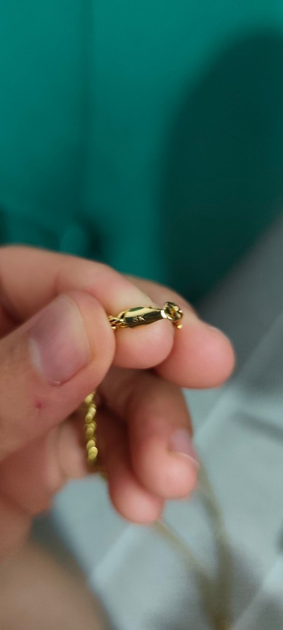 Uzun Zincirli İşlemeli Altın Kadın Kolye - Görsel 5