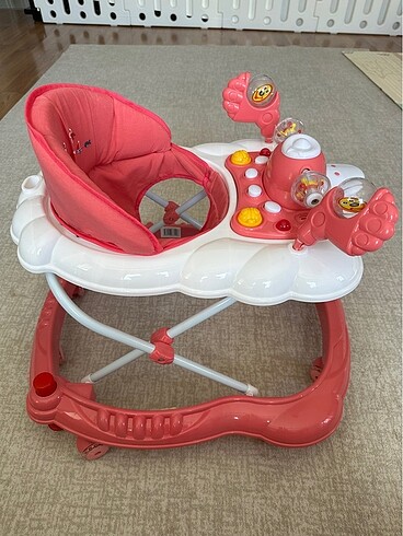 Beden pembe Renk Prego Bunny Yürüteç (Müzikli)
