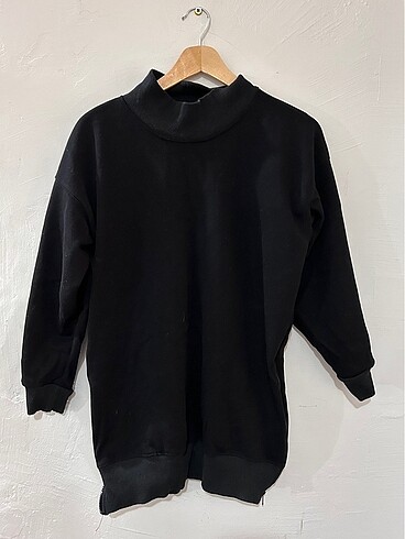 Siyah uzun sweat