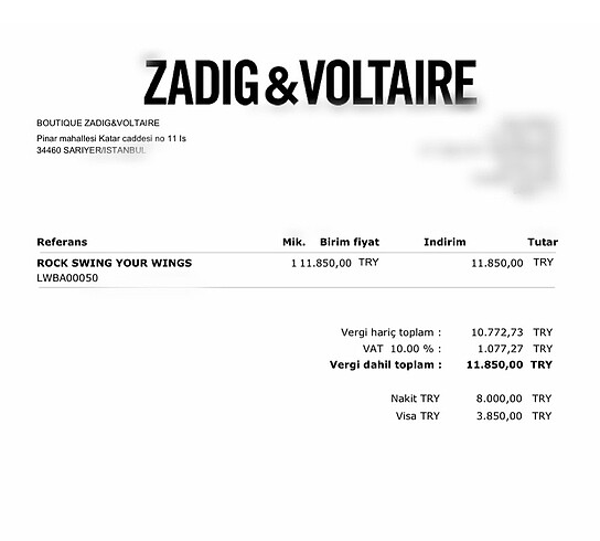 Zadig & Voltaire Zadig Çanta