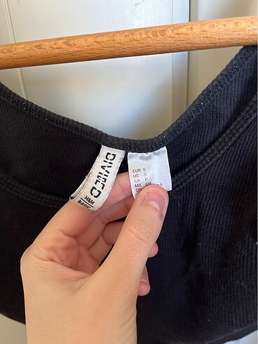 H&M Siyah Crop