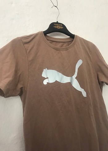 Puma Puma Kahverengi Kısa Kollu Tişört