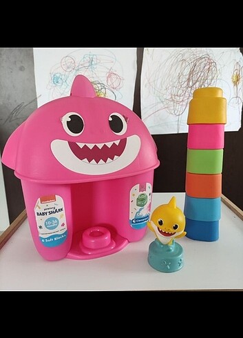 Fisher Price Clementoni soft blocks baby shark