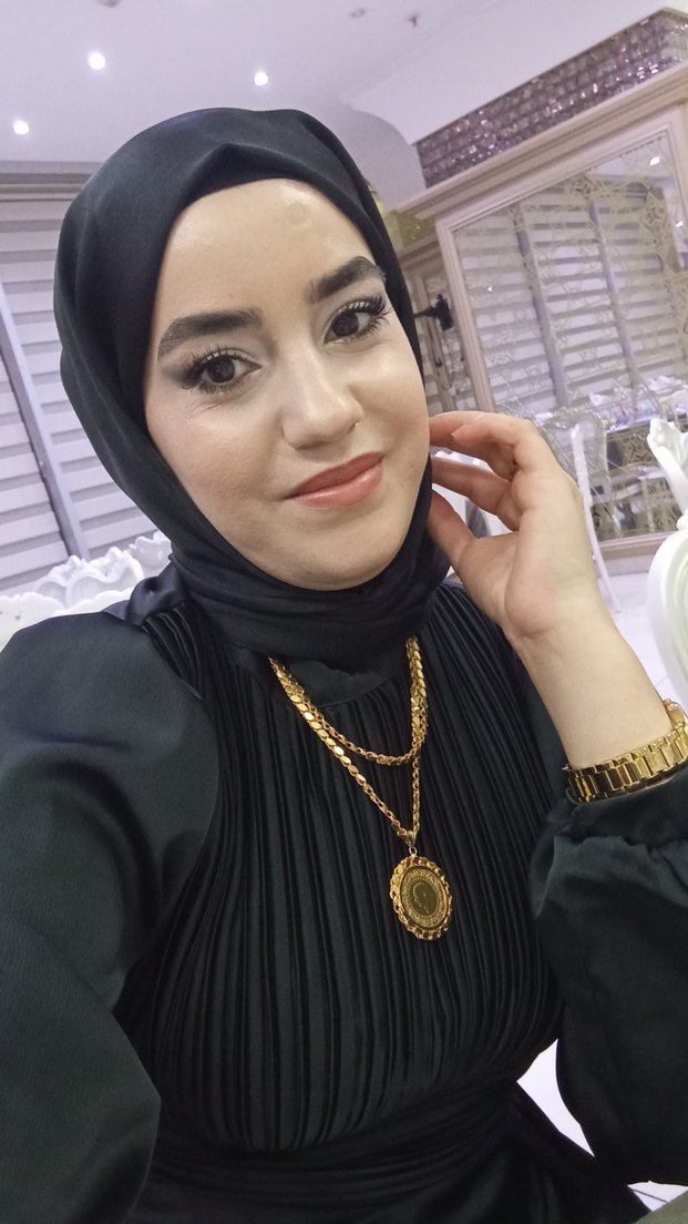 Uzun Siyah Drape Detaylı Tesettür Elbise - Görsel 4