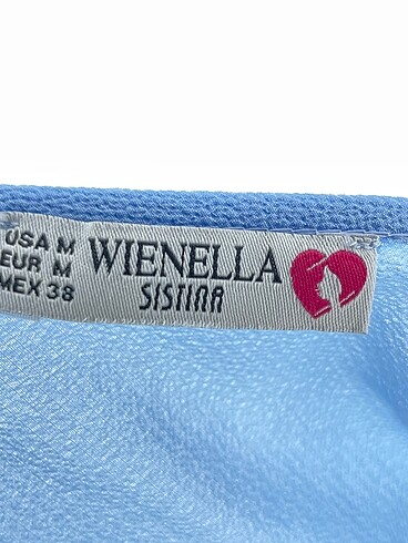 m Beden mavi Renk Vintage Love Bluz %70 İndirimli.