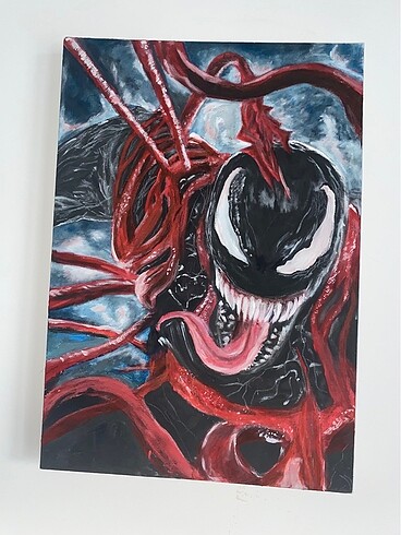 El boyaması venom tablo tuval