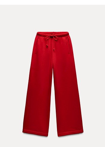 Zara oversize fermuarlı sweatshirt ve pamuklu esofman altı