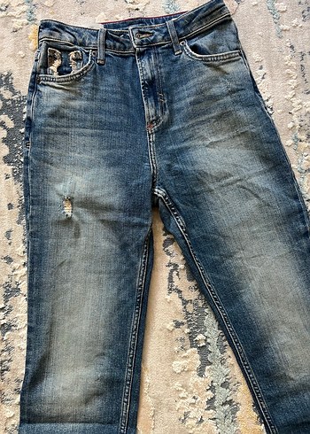 Midi Denim Kadın Jean - Görsel 4