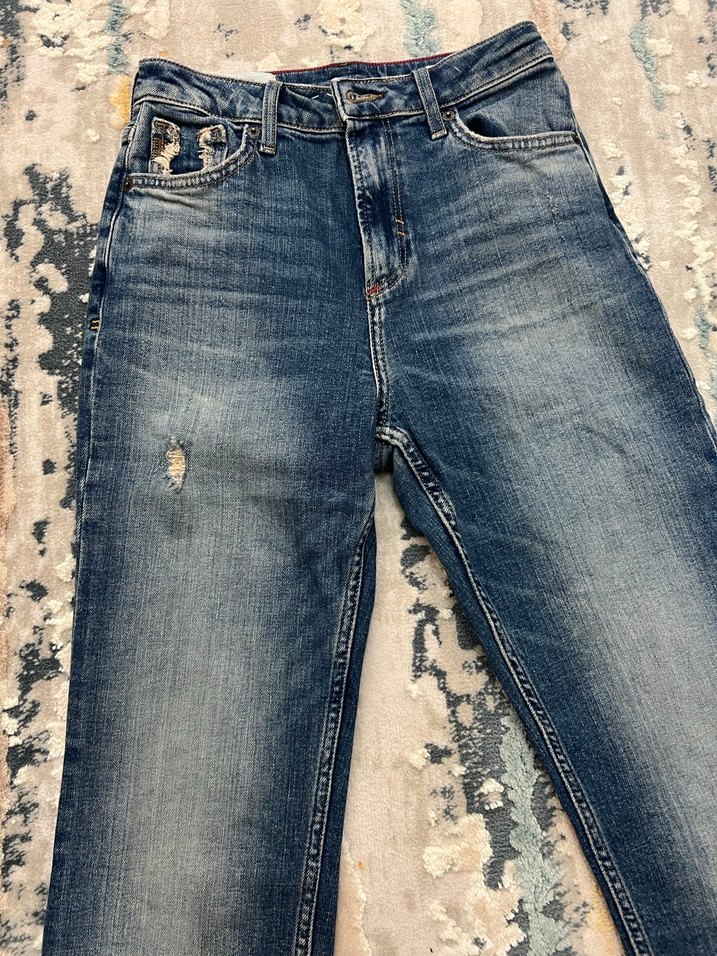 Midi Denim Kadın Jean - Görsel 3