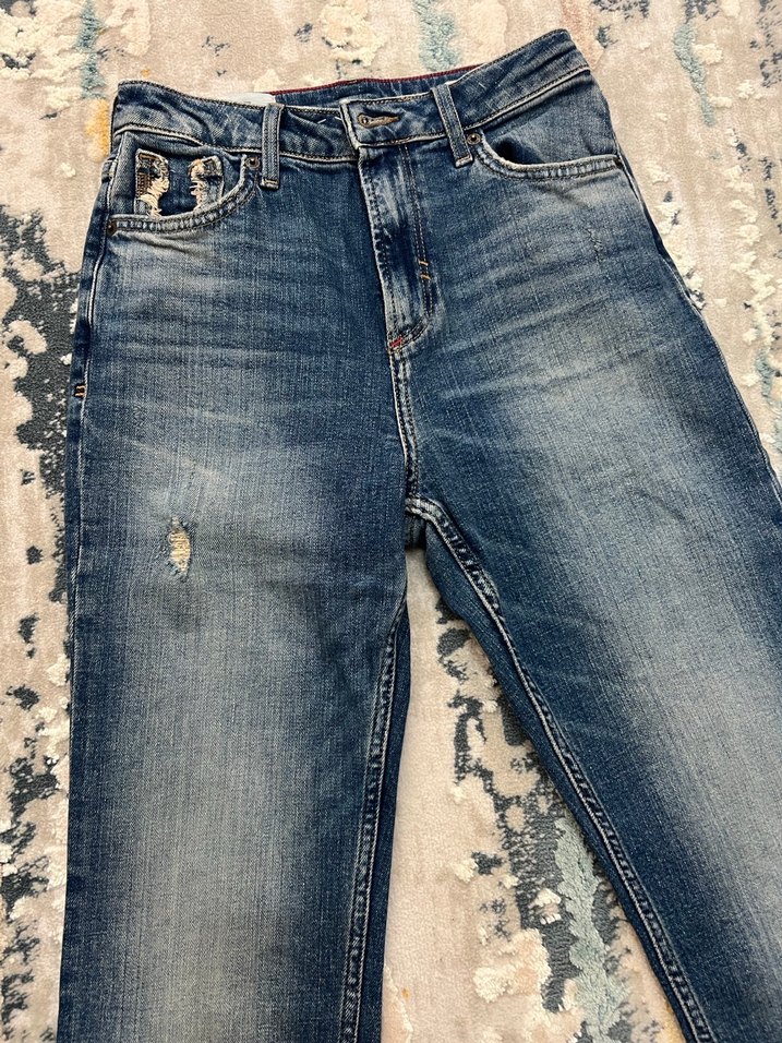 Midi Denim Kadın Jean - Görsel 2