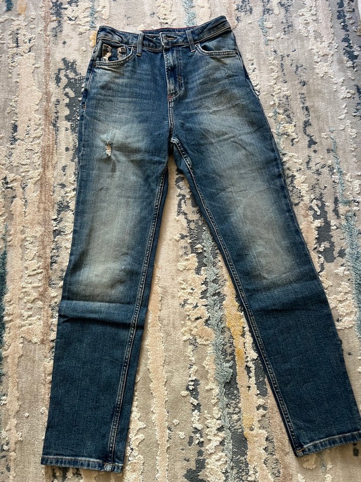 Midi Denim Kadın Jean - Görsel 5