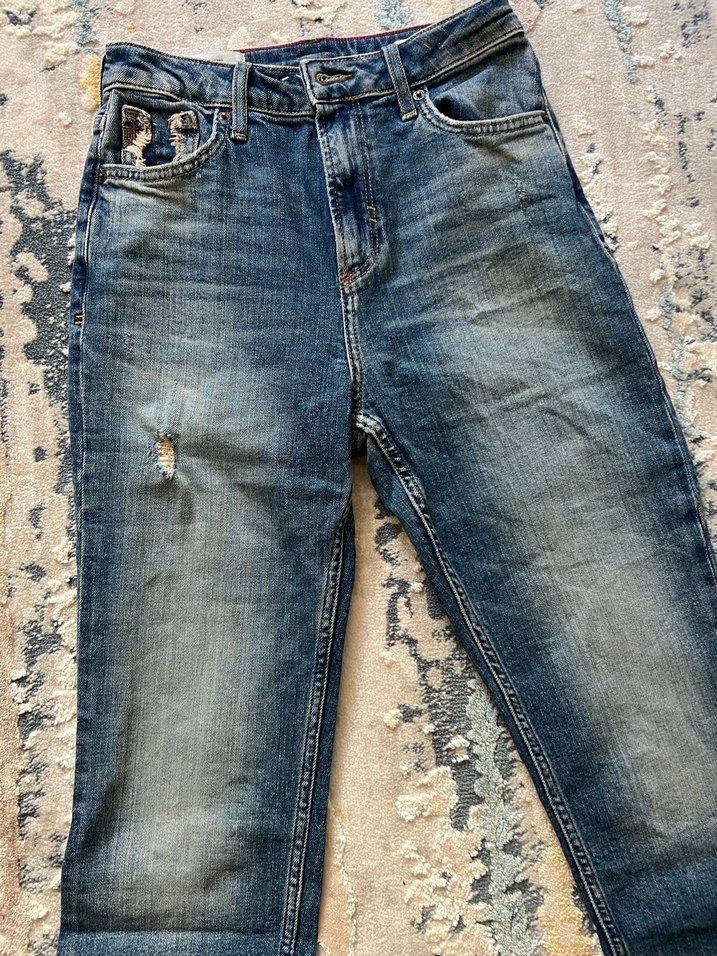 Midi Denim Kadın Jean - Görsel 4