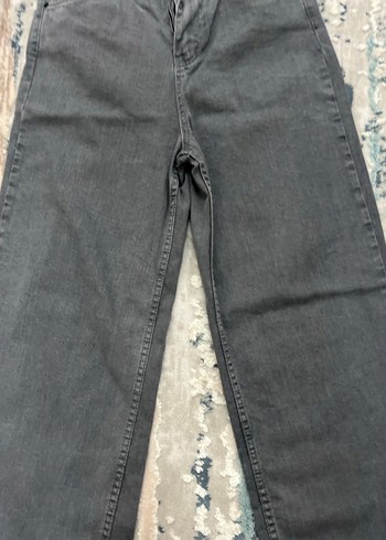 Gri Regular Fit Kadın Denim Pantolon - Görsel 4