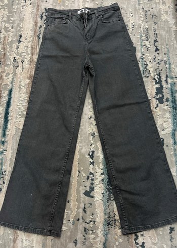 Gri Regular Fit Kadın Denim Pantolon - Görsel 2