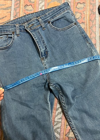 Mavi Bol Kesim Midi Kadın Kot Pantolon - Görsel 5