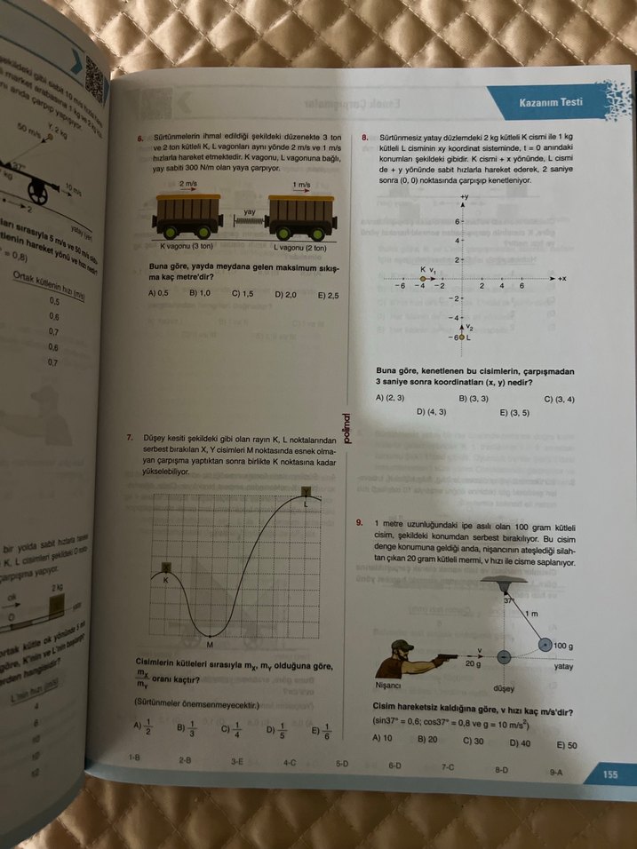 Polimal AYT Fizik Soru Kitabı Yeni Nesil - Görsel 2