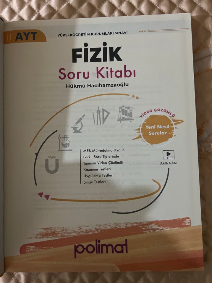Polimal AYT Fizik Soru Kitabı Yeni Nesil - Görsel 3