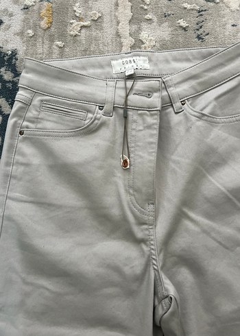 Gri Normal Kesim Kadın Denim Pantolon - Görsel 3