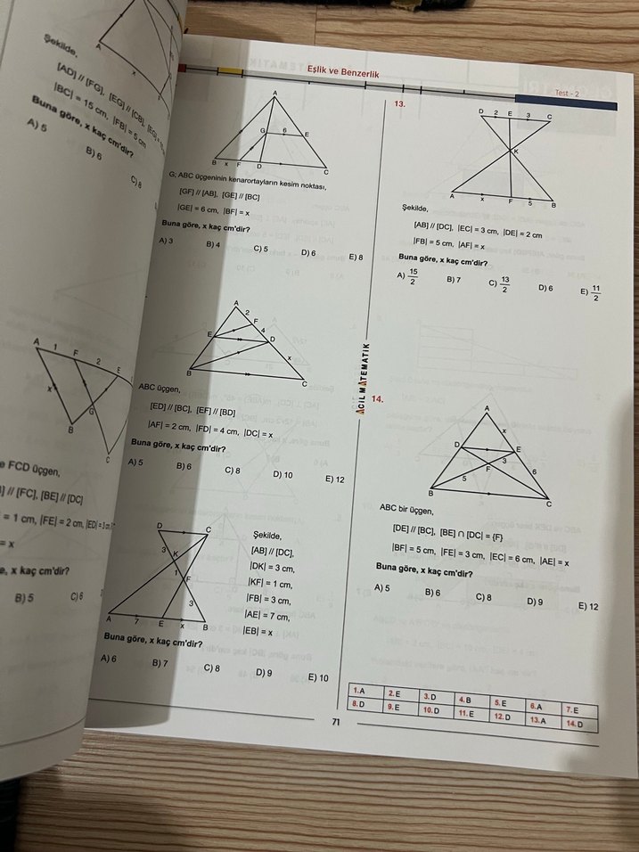 Acil Geometri TYT-AYT Soru Bankası - Görsel 2