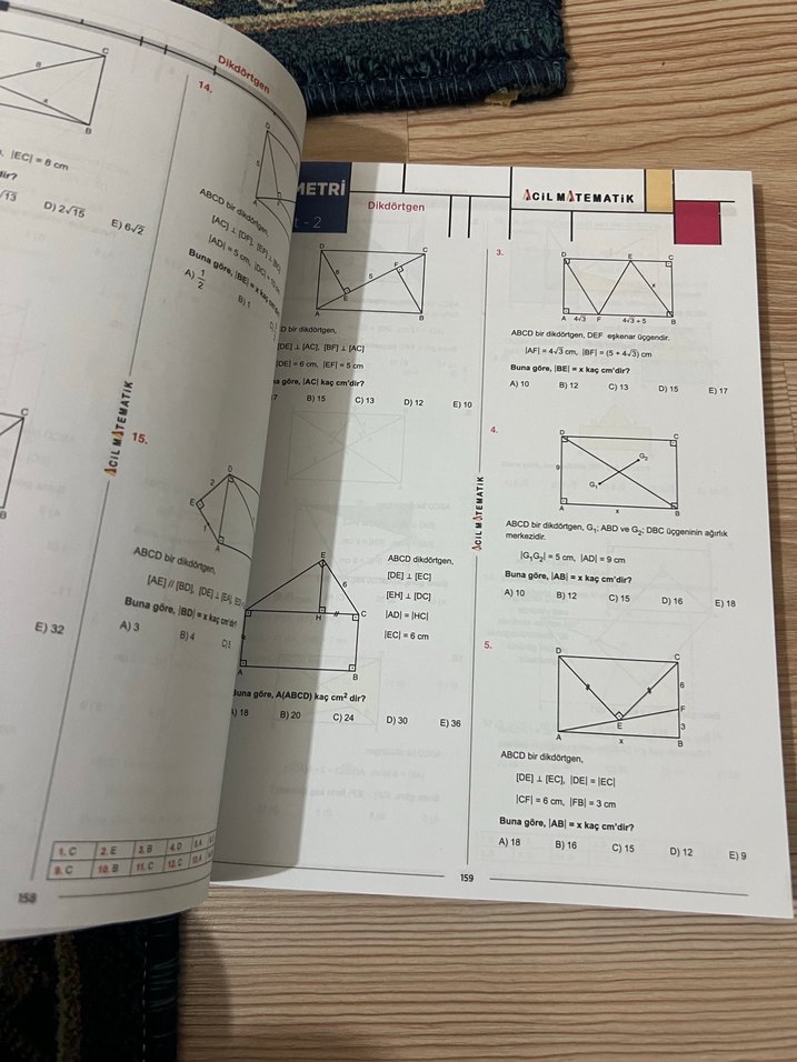 Acil Geometri TYT-AYT Soru Bankası - Görsel 3