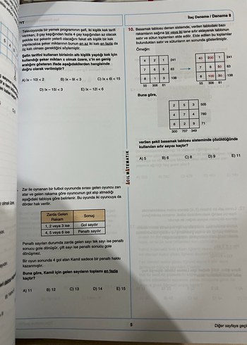 Matematiğin İlacı TYT matematik denemesi - Görsel 2