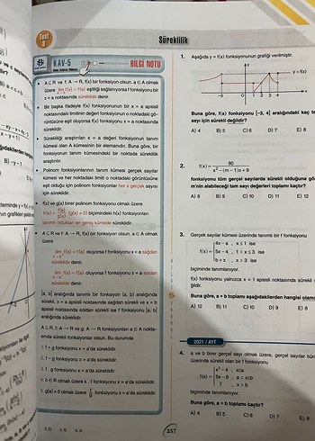 Ayt matematik bilgi sarmal soru bankası - Görsel 3