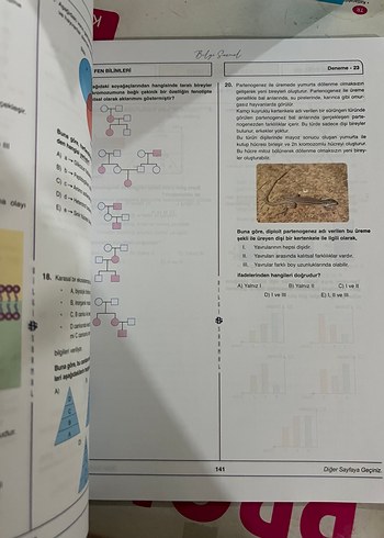 Fen Bilimleri TYT Branş Denemeleri 25x20 - Görsel 2