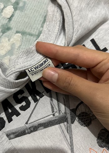 Gri Erkek Çocuk Baskılı Sweatshirt - Görsel 3