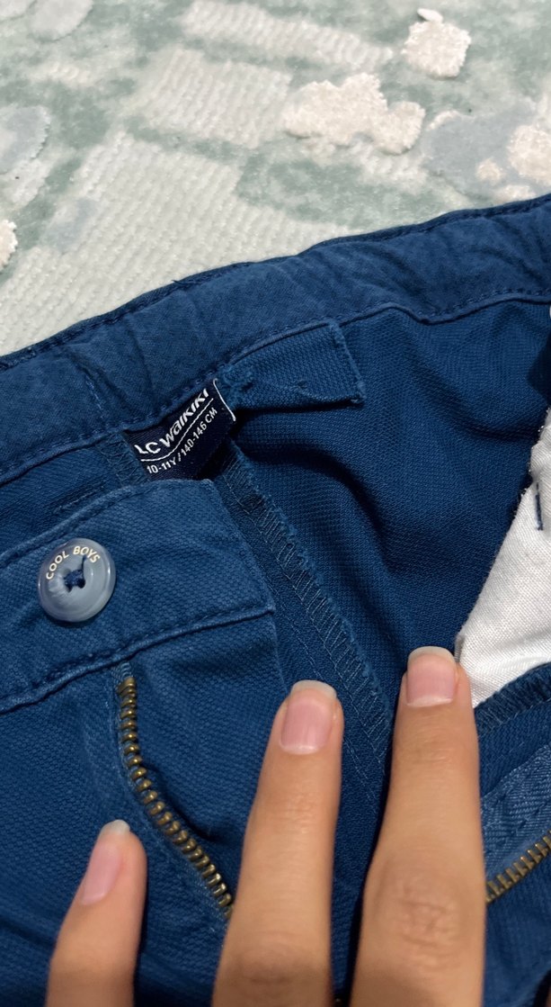 Lacivert erkek çocuk şort - Görsel 3