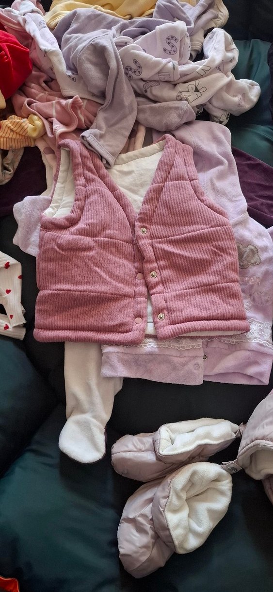 Bebek Kız tulum yelek - Görsel 2