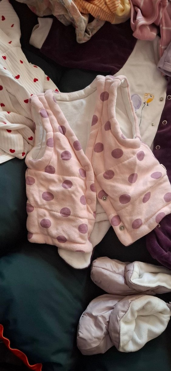 Bebek Kız tulum yelek - Görsel 4