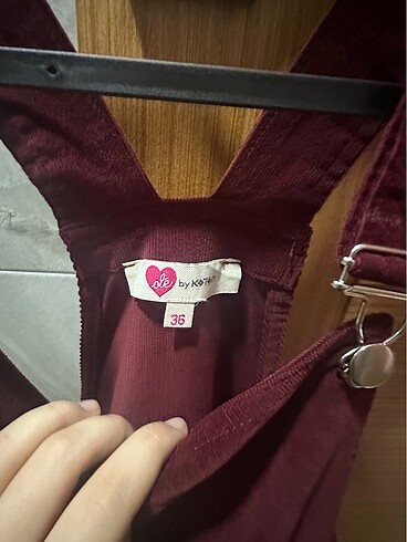 36 Beden bordo kadife elbise