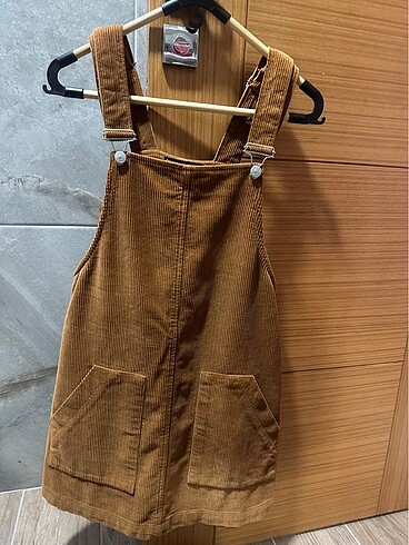 camel kadife elbise