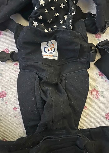 Solomonbaby Siyah Bebek Taşıyıcı Kanguru - Görsel 2