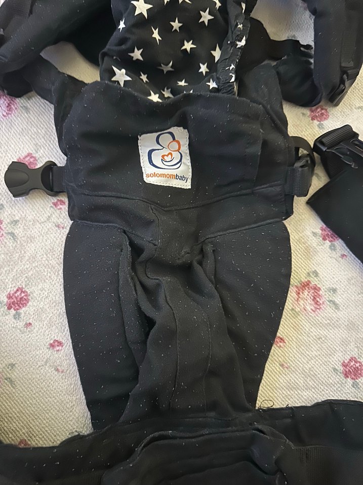 Solomonbaby Siyah Bebek Taşıyıcı Kanguru - Görsel 2