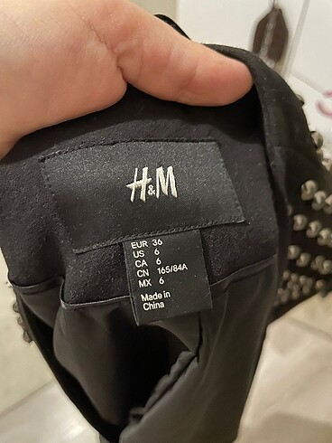 H&M Hm blazer ceket xs beden