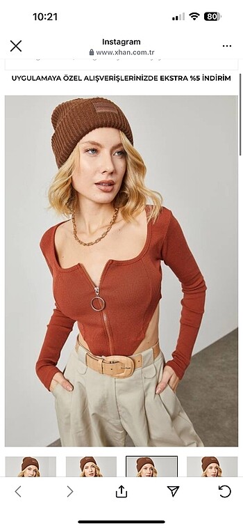 s Beden Crop bluz