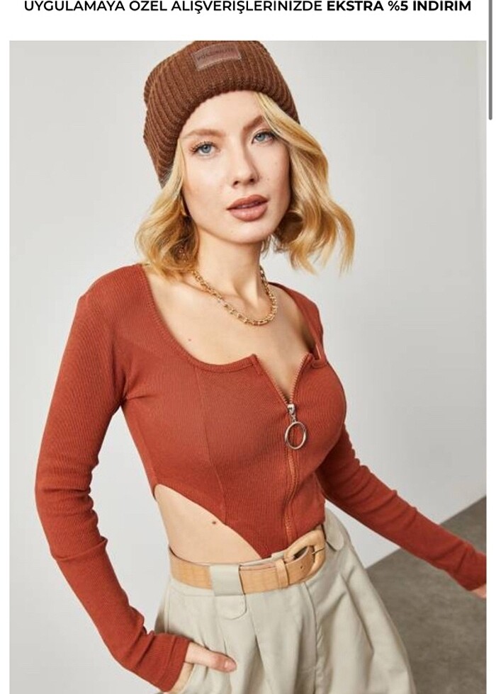 Crop bluz - Görsel 2